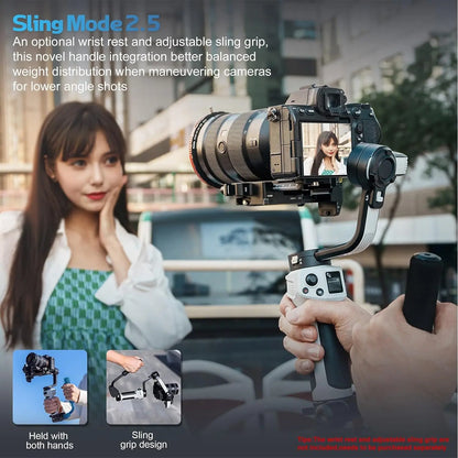 ZHIYUN Cinepeer Weebill 3E Portable 3 Axis Gimbal Stabilizer for Canon Nikon Sony Lumix Cameras