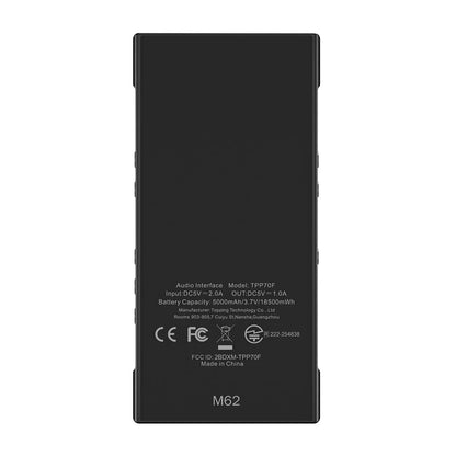 Portable Yellow Audio Interface with Dual Smartphone Input