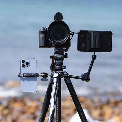 Lightweight Travel Tripod Carbon Fiber Quick Release Plate