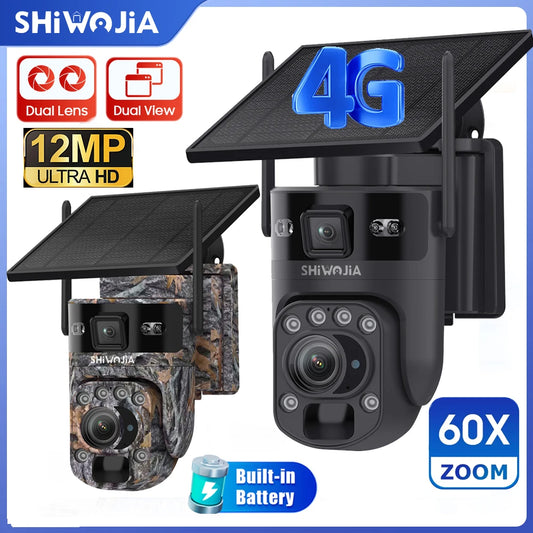 Solar Powered Camera 32GB WiFi PIR Outdoor Security