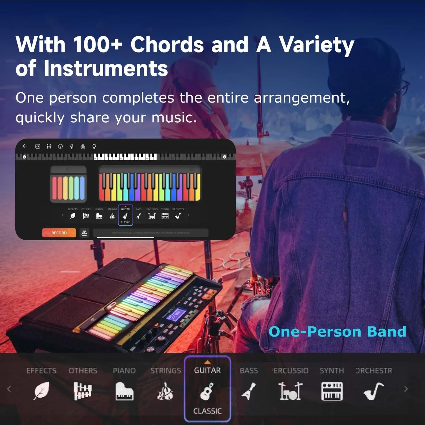 Portable 59-Key Digital Piano with 256 Tones