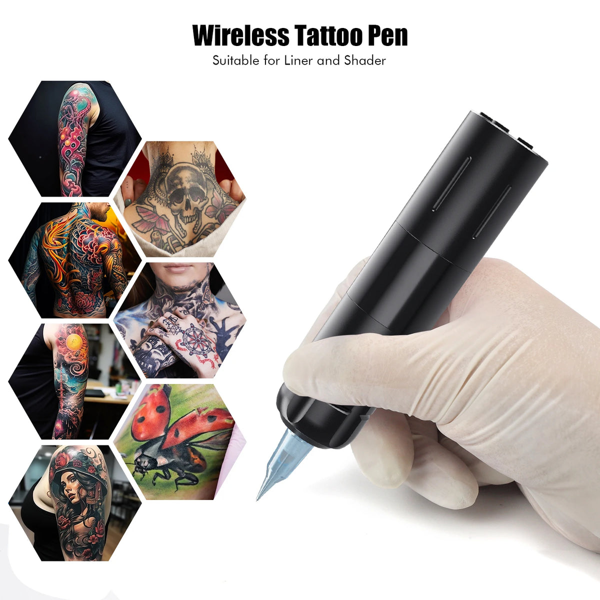 Cordless Tattoo Machine Pen for Microblading and Cosmetic Beauty