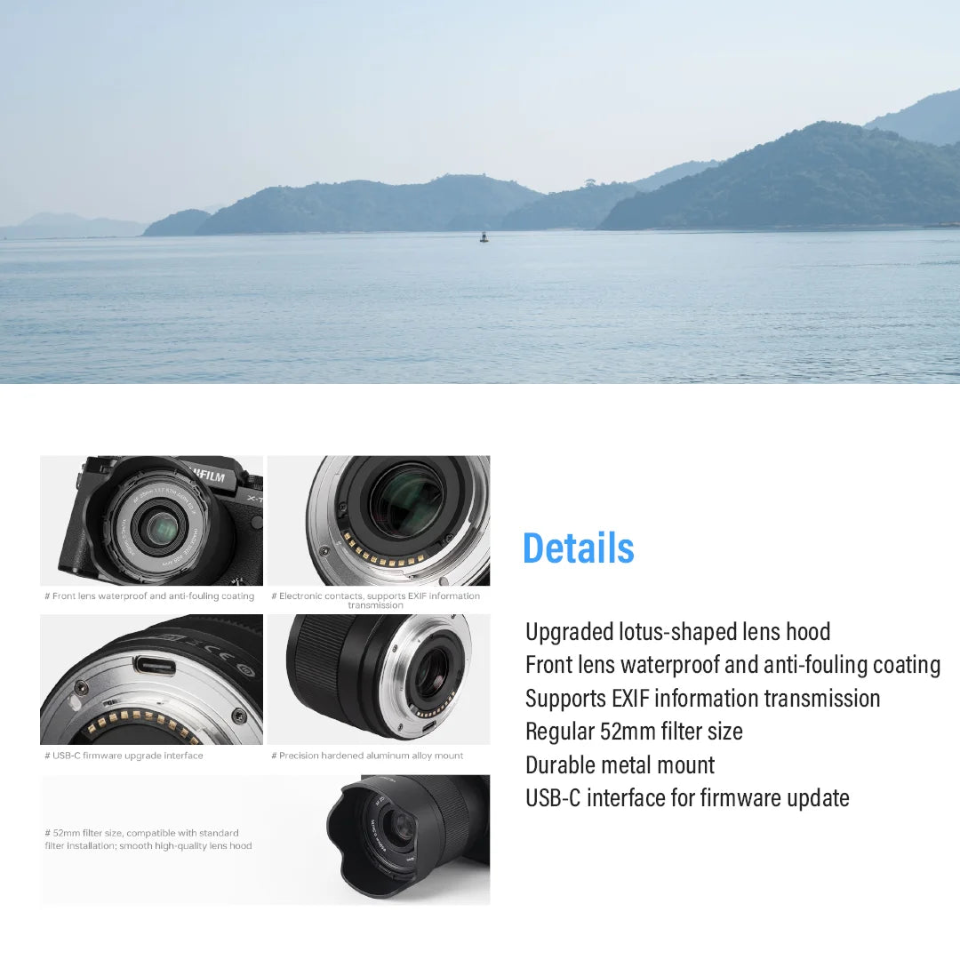 25mm F1.7 Autofocus Prime Lens for Sony E APS-C