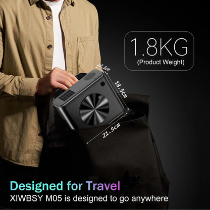 4K Smart Projector Android 12 with Auto Focus WiFi 6