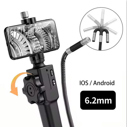 6.2mm HD Borescope with Adjustable LED Light