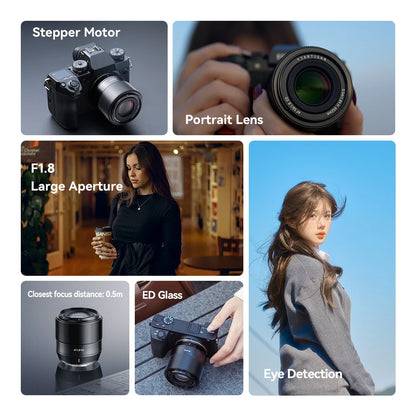 56mm F1.8 AF APS-C Large Aperture Camera Lens