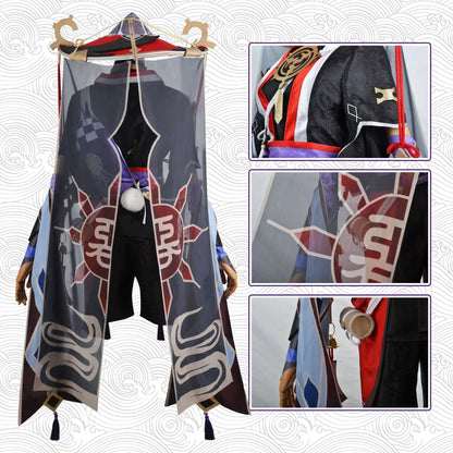 Balladeer Scaramouche Outfit Cosplay Dress for Comic Con