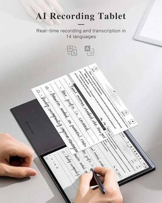 Air 2 Note-Taking Tablet with Blue Case