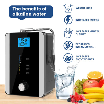 Alkaline Water Ionizer Machine with 11 Platinum Plates