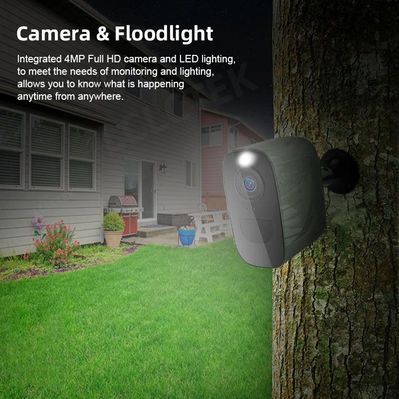4MP 4G Security Camera with 128GB Storage