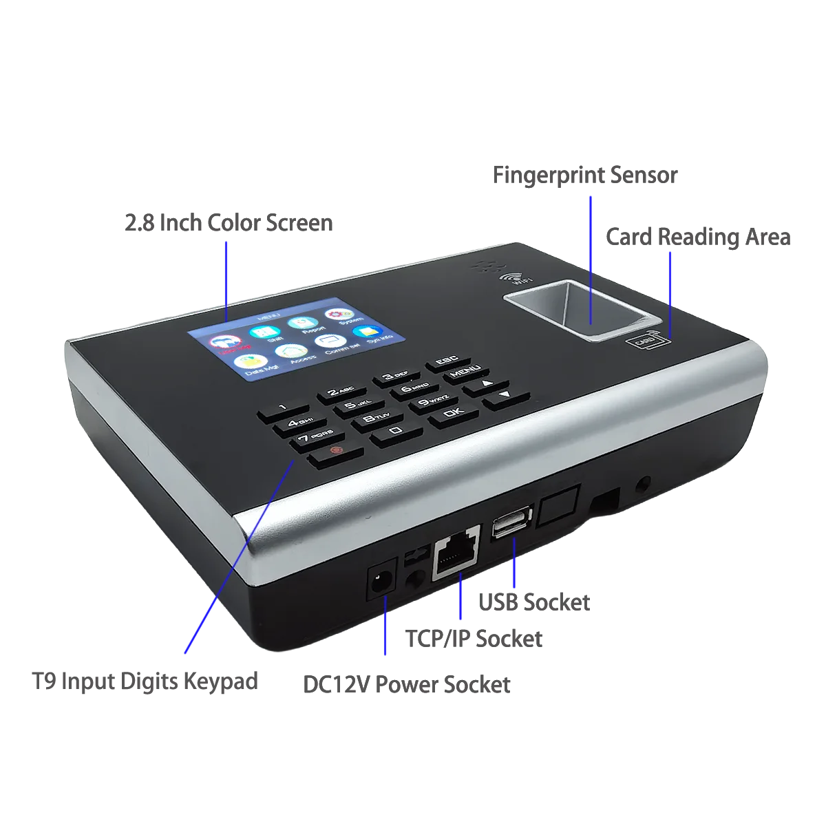 Cloud Based Fingerprint Time and Attendance Machine with WiFi