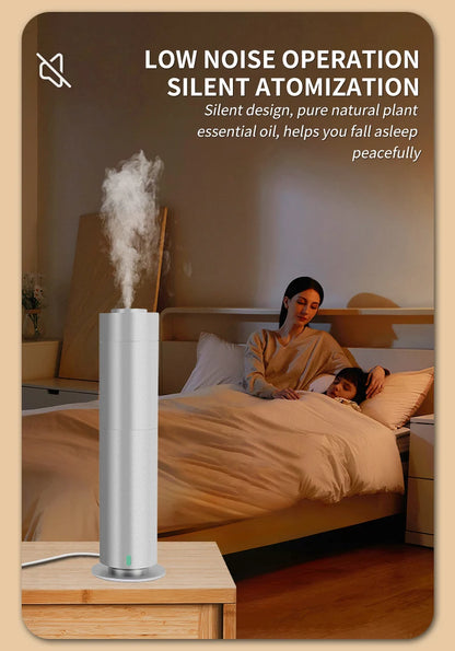 Smart Silver Aroma Diffuser 120ml with Wireless Remote