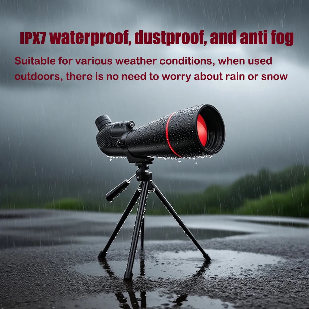 25-75x80 Telescope Spotting Scope Waterproof with Tripod