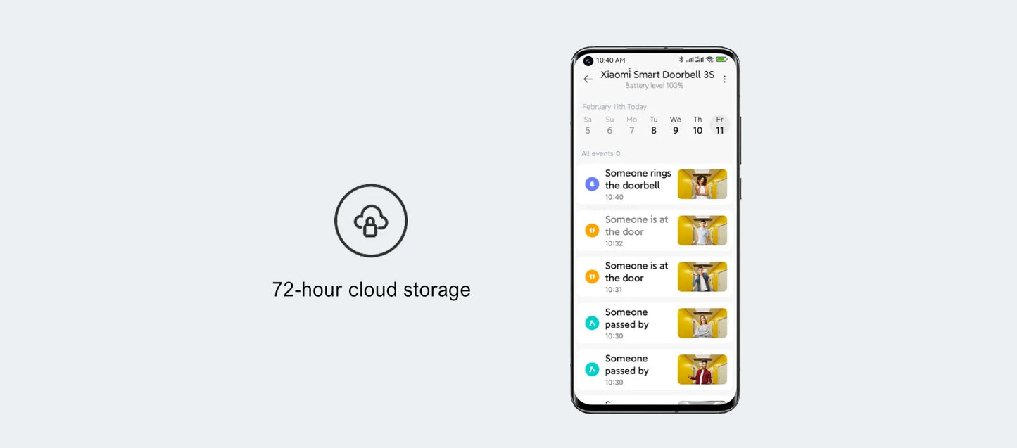 Wireless Smart Doorbell Camera Waterproof with AI Detection