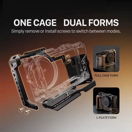 Camera Cage for Nikon ZR with Top Handle