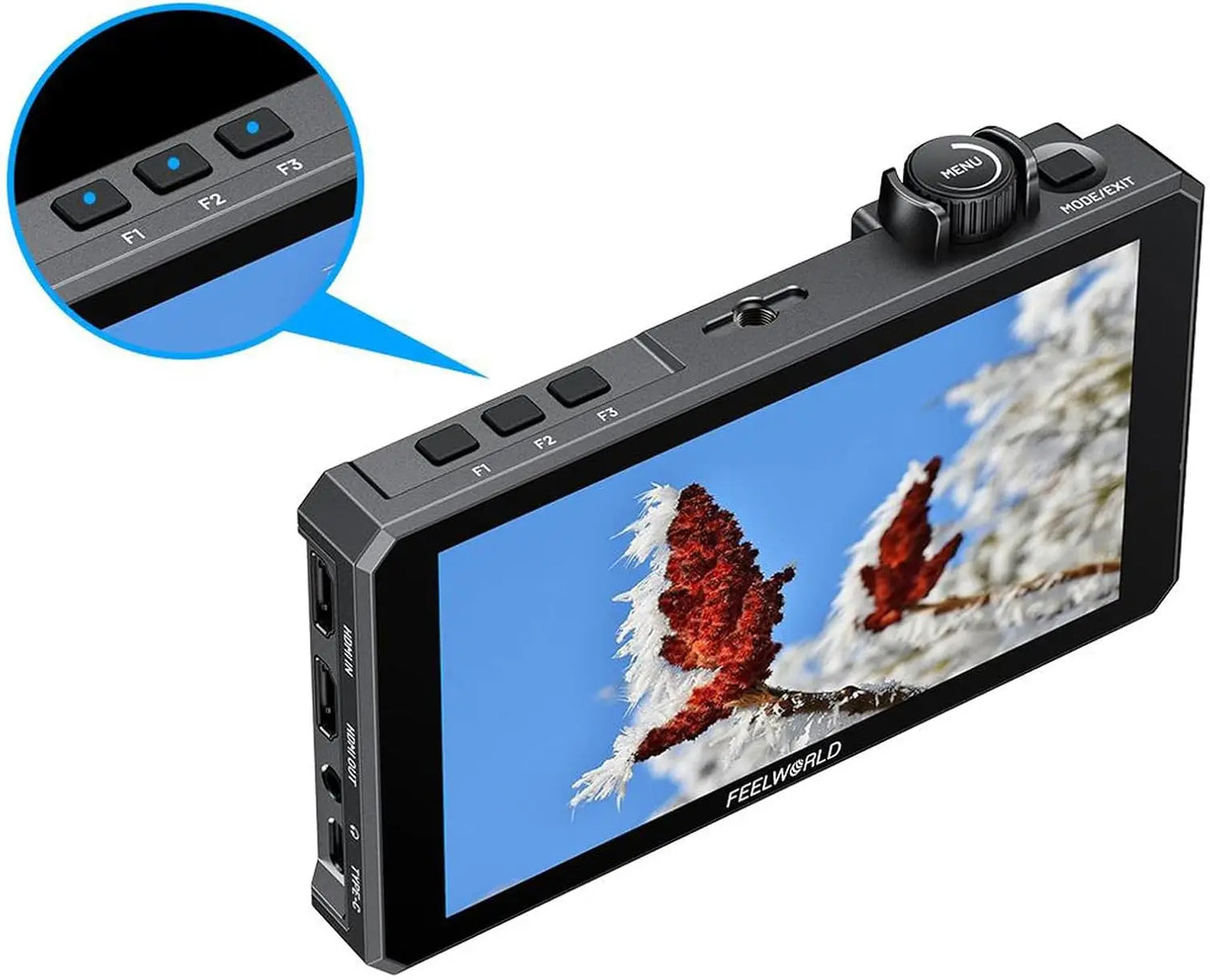 6 Inch 1500 Nits 4K HDMI Camera Monitor Touchscreen