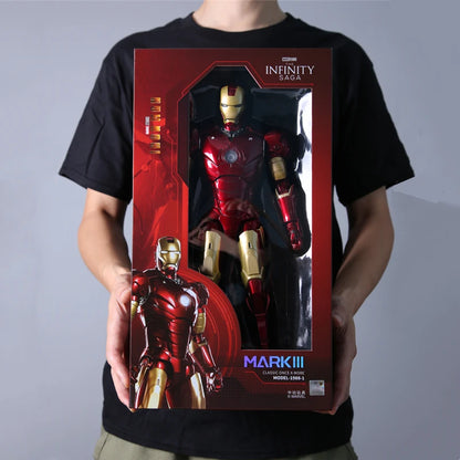 36cm Iron Man MK3 LED Action Figure Collectible