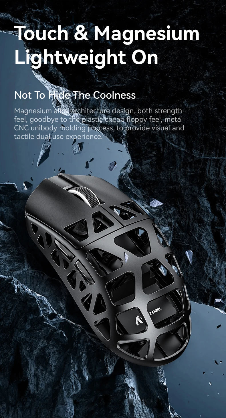Ultra-Light Magnesium Alloy Gaming Mouse Grey