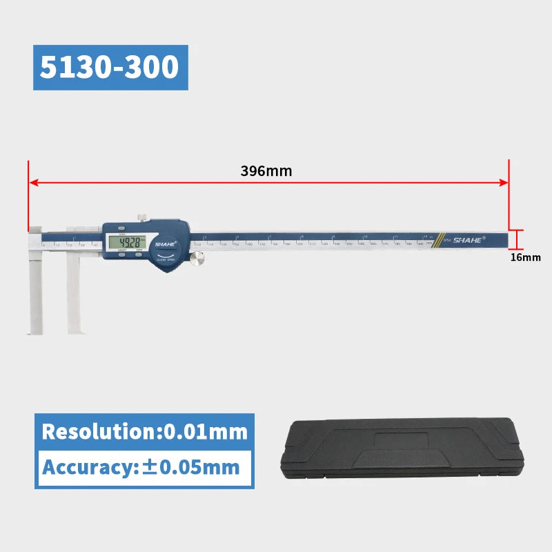Digital Inside Groove Caliper 15-300mm Knife Edge Micrometer