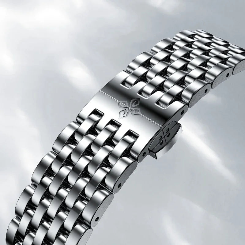 4202A1 Steel Strap Big Calendar Business Watch