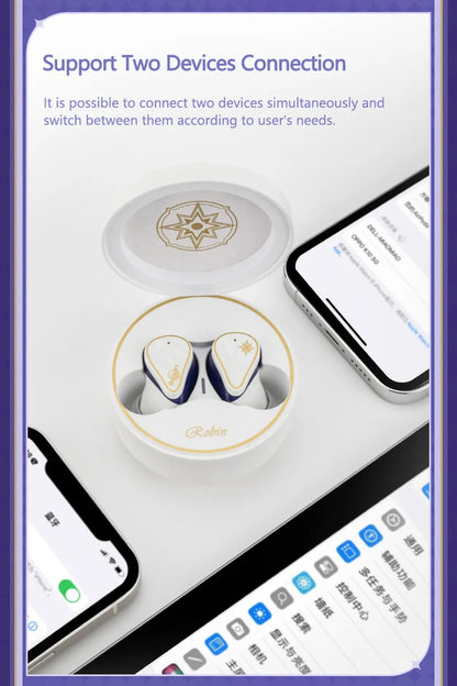 Hybrid ANC Wireless Earphones with Dynamic and Planar Drivers