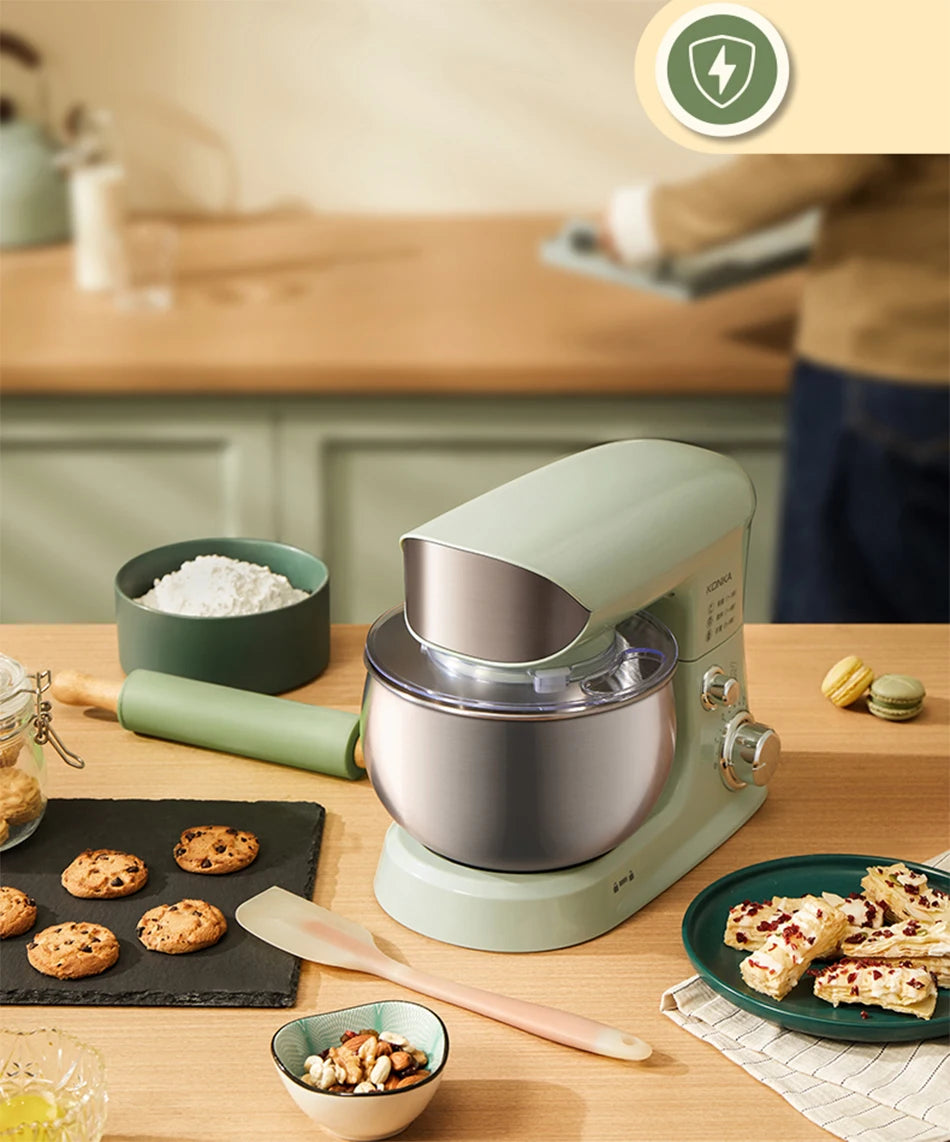 5L Multifunction Stand Mixer Dough Kneading Green