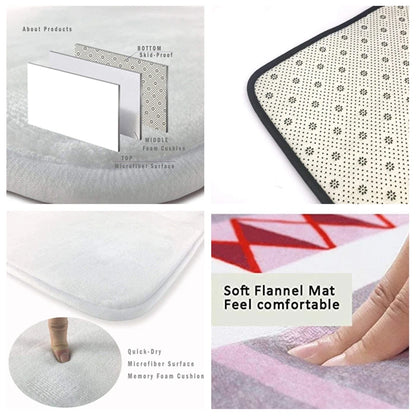 Flannel Lounge Rug 200x250cm Soft Decorative Mat
