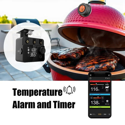 Digital Bluetooth Oven Thermometer with Mobile App