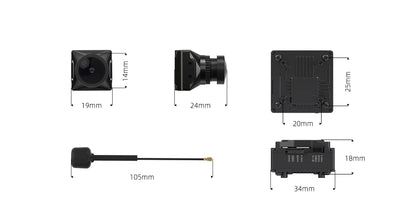 Complete FPV Digital Camera System for Racing Drones