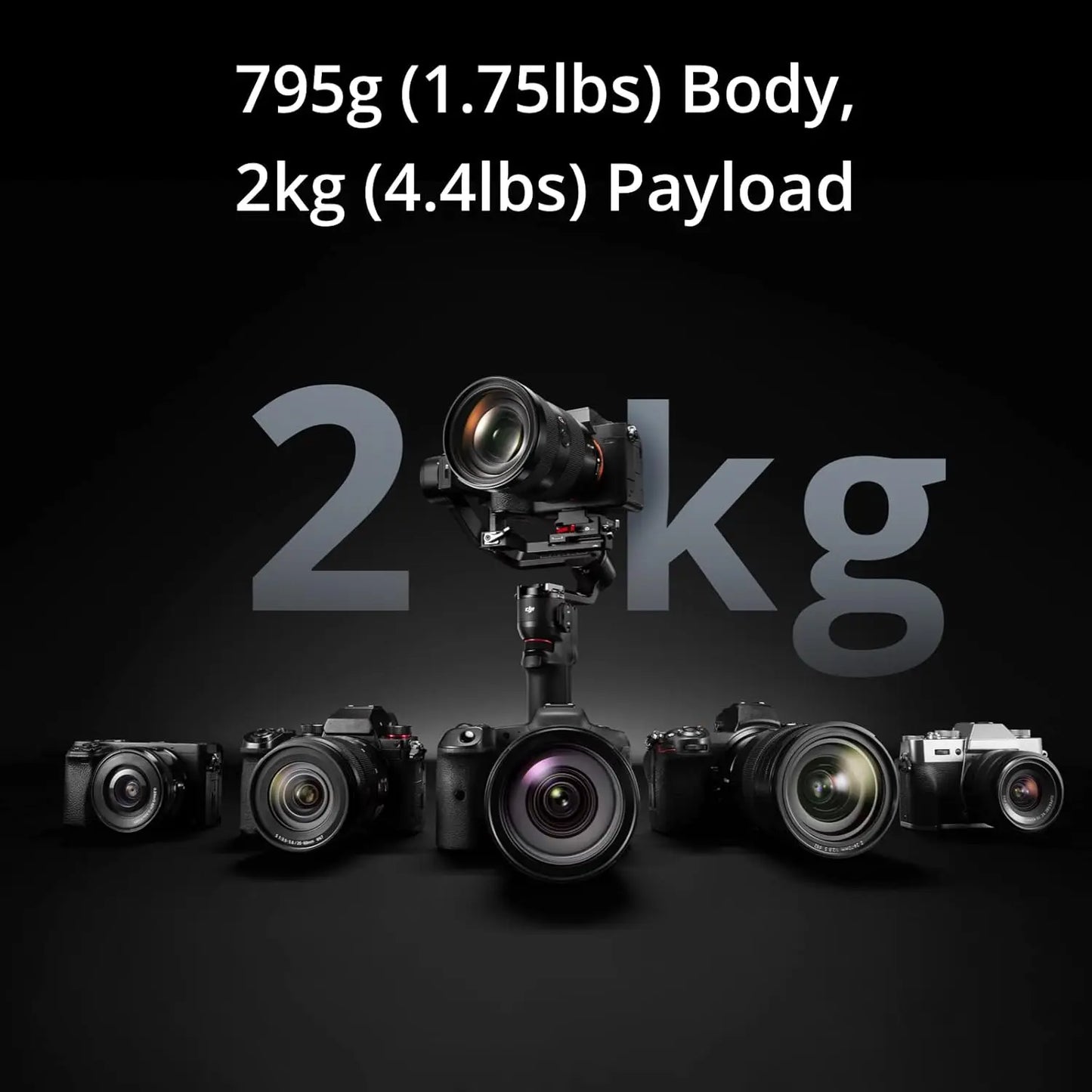 Portable 3-Axis Camera Gimbal Stabilizer for DSLR and Mirrorless