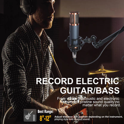 Large Diaphragm Condenser Microphone XLR Studio Recording
