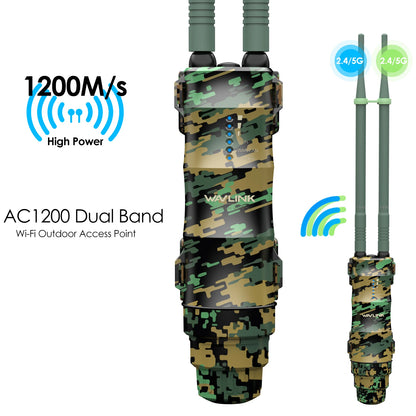 Wavlink Fancy AC1200 Long Range WiFi Booster with 4 Antennas