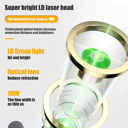 12-Line 360 Green Laser Level Self-Levelling Tool 12V