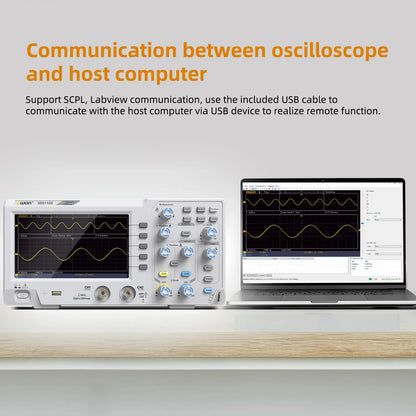 Desktop Digital Oscilloscope 100MHz 1GS/s Dual Channel