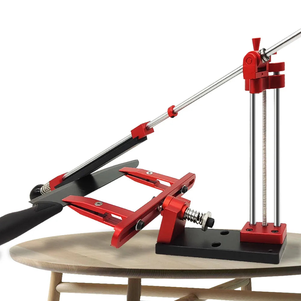 Advanced Knife Sharpener with Interchangeable Grindstones Set