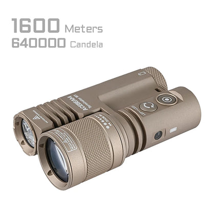 High Power Long Range LED Spotlight Flashlight