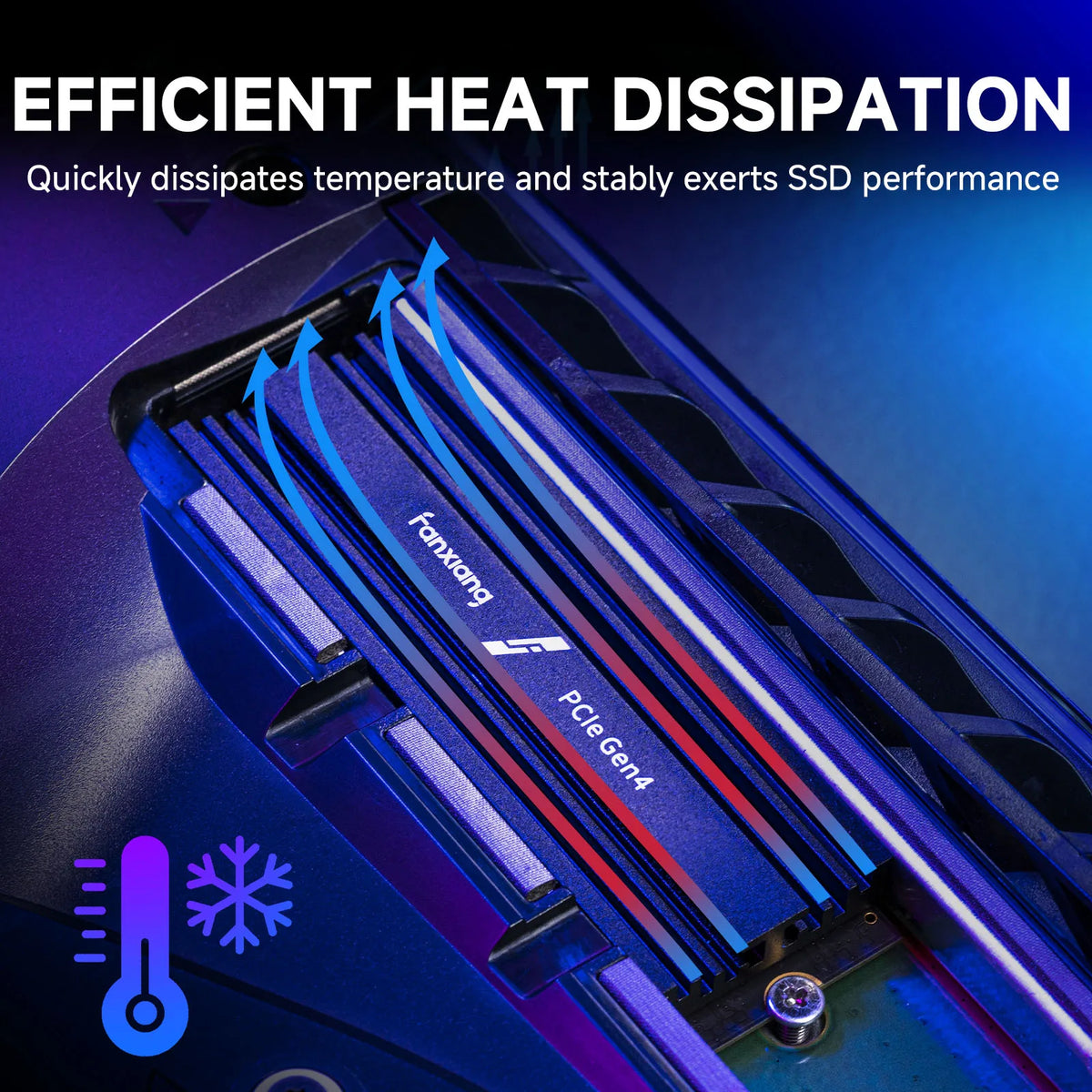 4TB High-Performance M.2 SSD Drive with Cooling