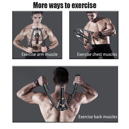 Adjustable Arm Exerciser 22–440lbs Hydraulic Strength Trainer