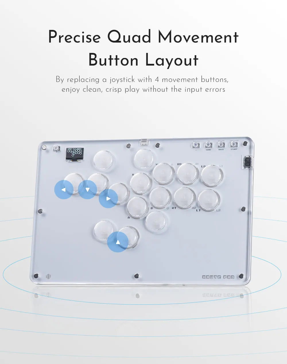T16-C Mini Arcade Controller for Fighting Games