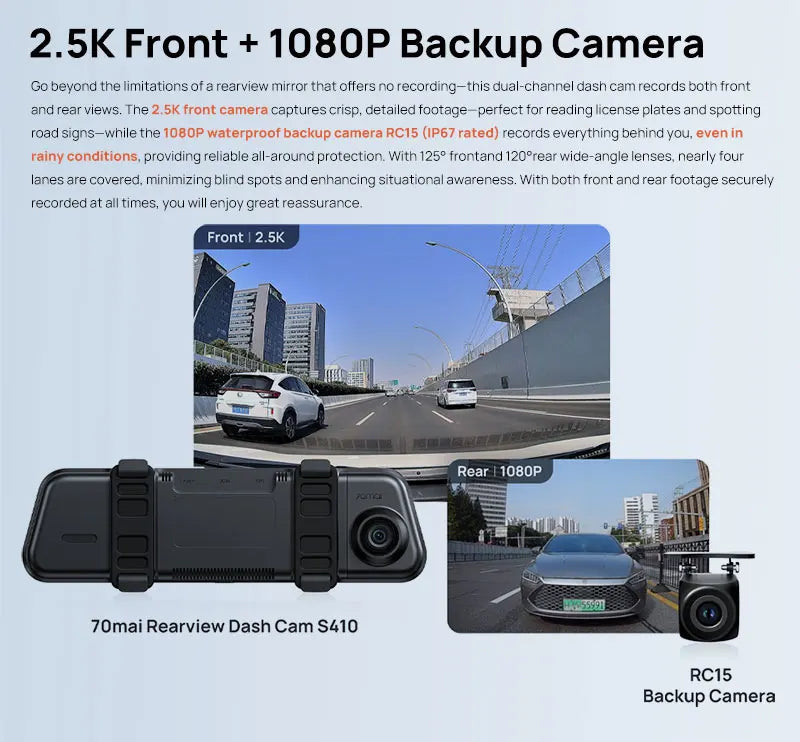 Car Parking Hardwire Cable Kit No Memory Card