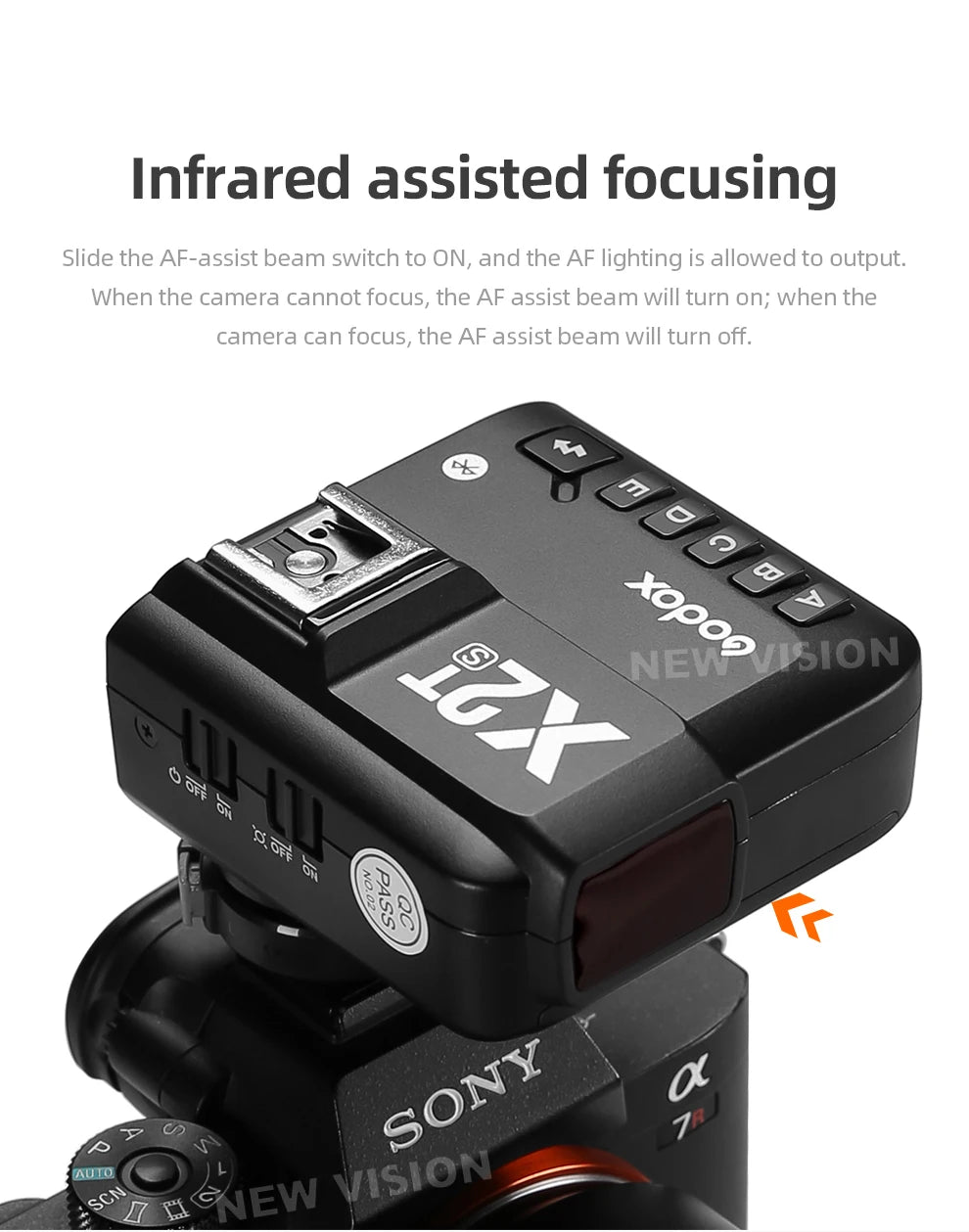 Portable Wireless Flash Trigger for Nikon DSLR/Mirrorless