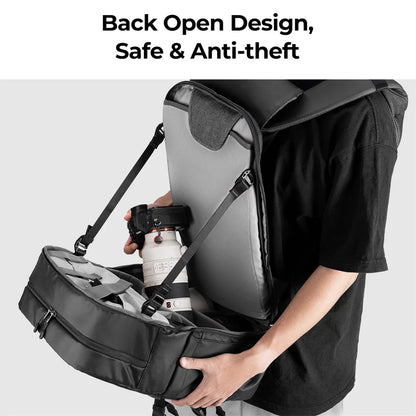 Portable Camera Bag with Adjustable Compartments for Travel Gear