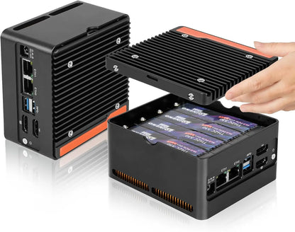 Intel N355 Mini NAS Server 4-Bay NVMe