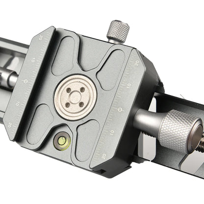 Vlogging and Macro Camera Rail with Quick Release System