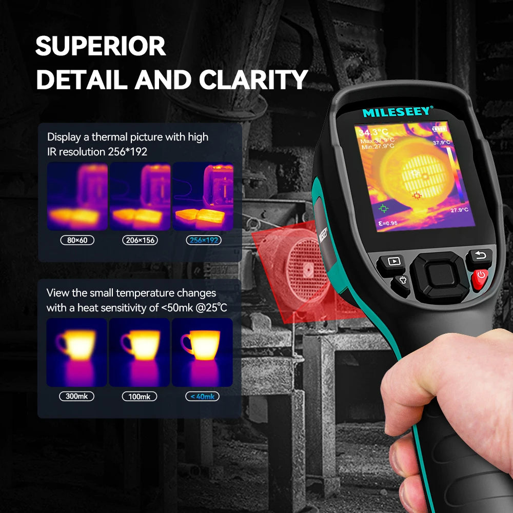 Thermal Imaging Device with 7 Palettes and 50Hz Refresh Rate