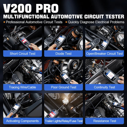 Automotive Circuit Tester with Relay & Fuse Finder V200 PRO