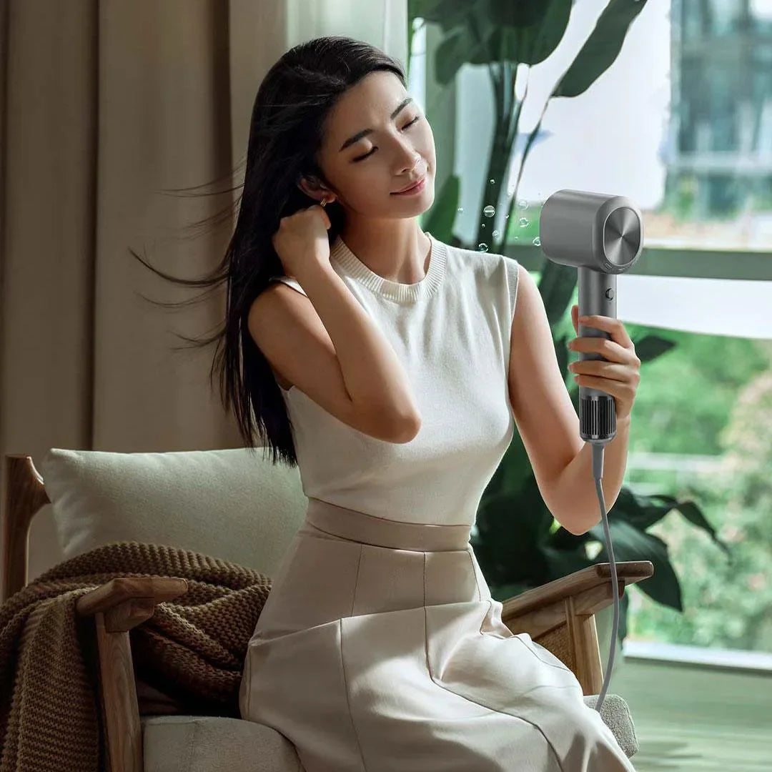 High Speed Ionic Hair Dryer 1600W Fast Dry Grey