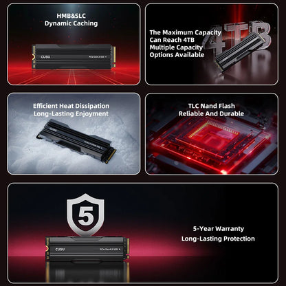 4TB PCIe 4.0 NVMe M.2 Solid State Drive
