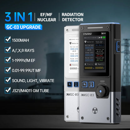 Electromagnetic Radiation Detector RF EMF Temperature Tester