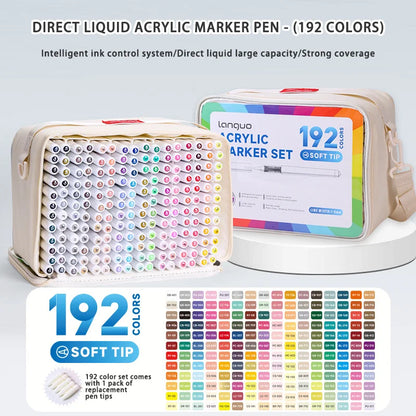 192 Color Acrylic Marker Set for DIY Art Graffiti